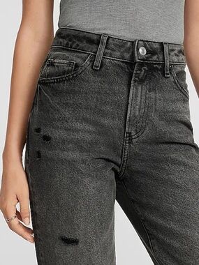 Women's High-Rise Black Washed Jeans